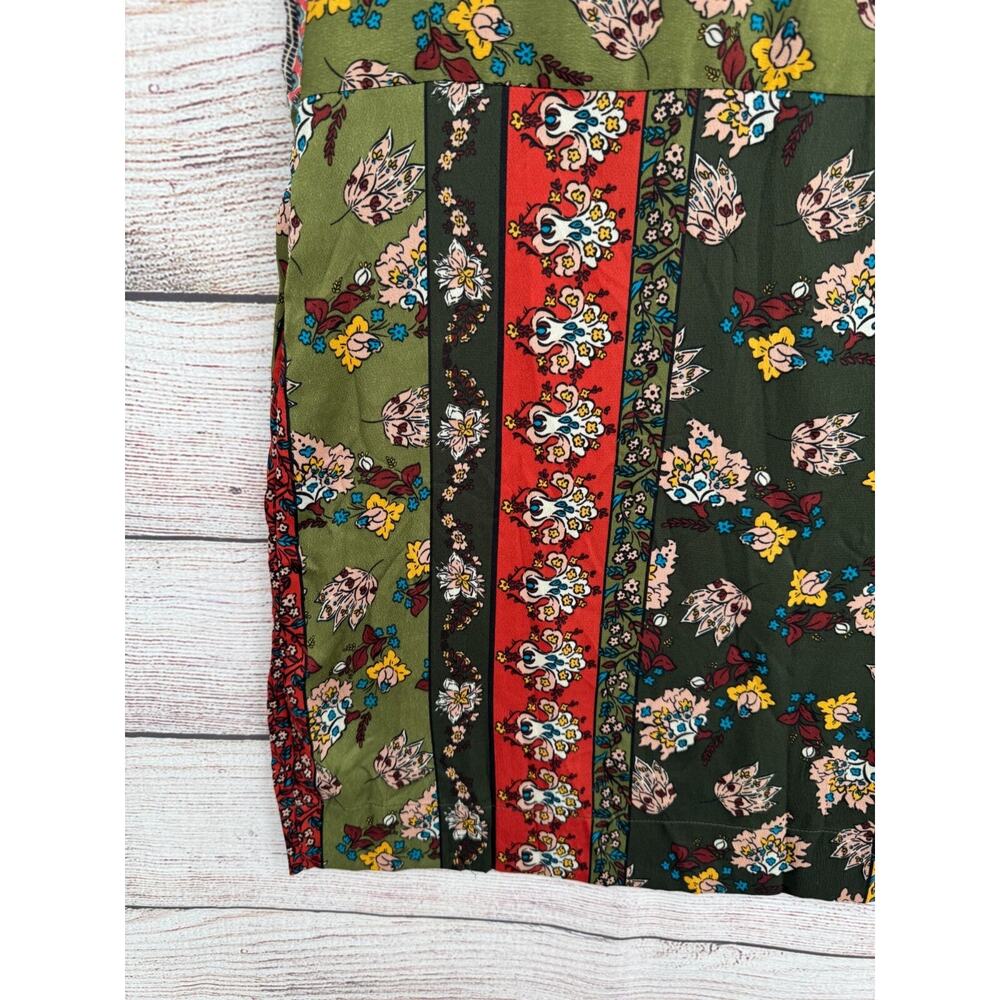 Tiny Anthropologie BOHO Mixed Print Mini Dress Wo… - image 6